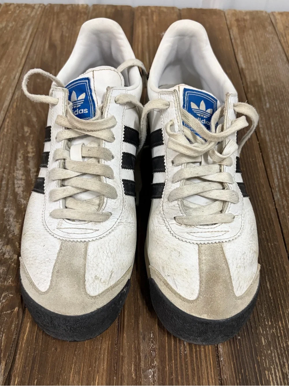 Adidas Men's White Samoa Sneakers